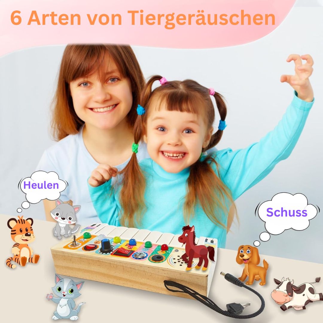 Montessori Lern Klavier aus Holz