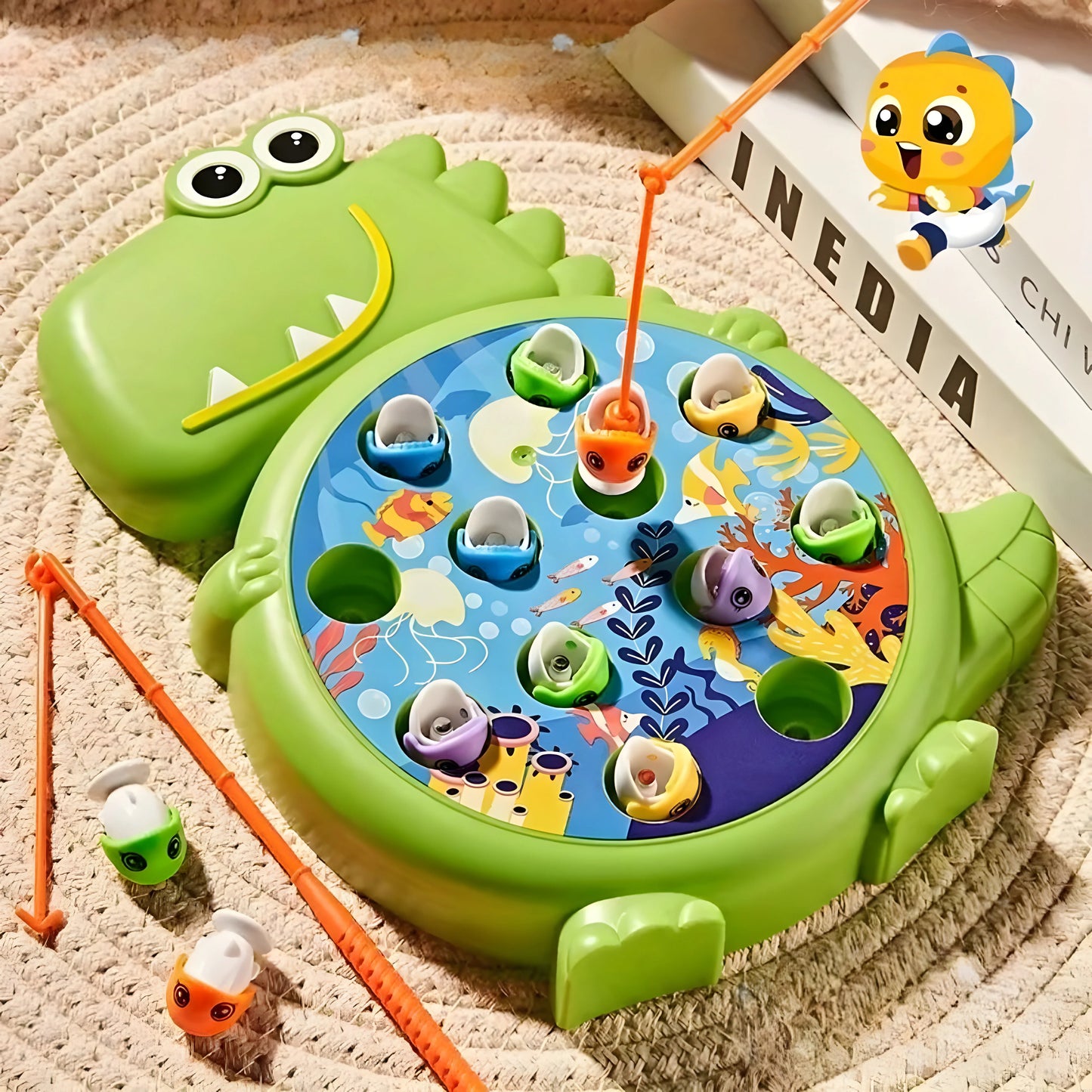 DinoCatch - Montessori Spiel für kleine Angler