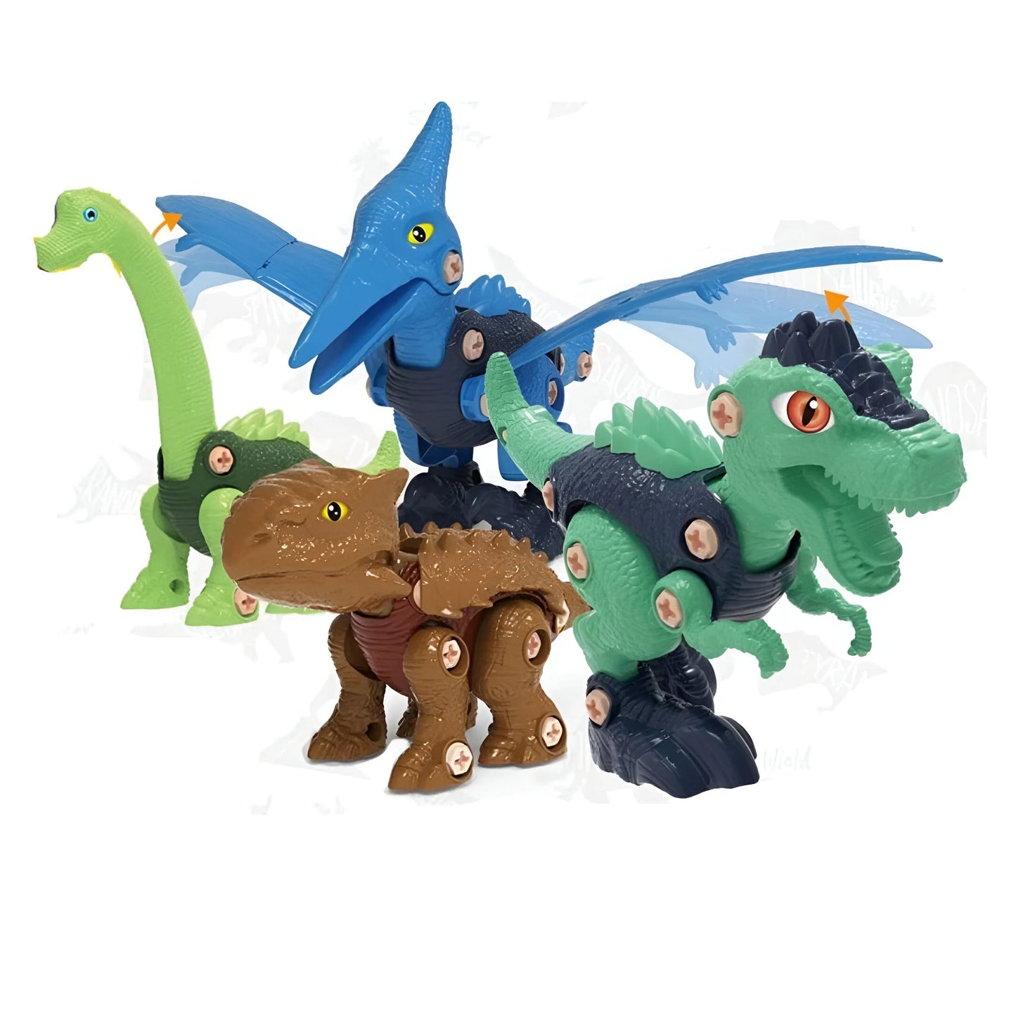Dinosaurier Schrauben Set