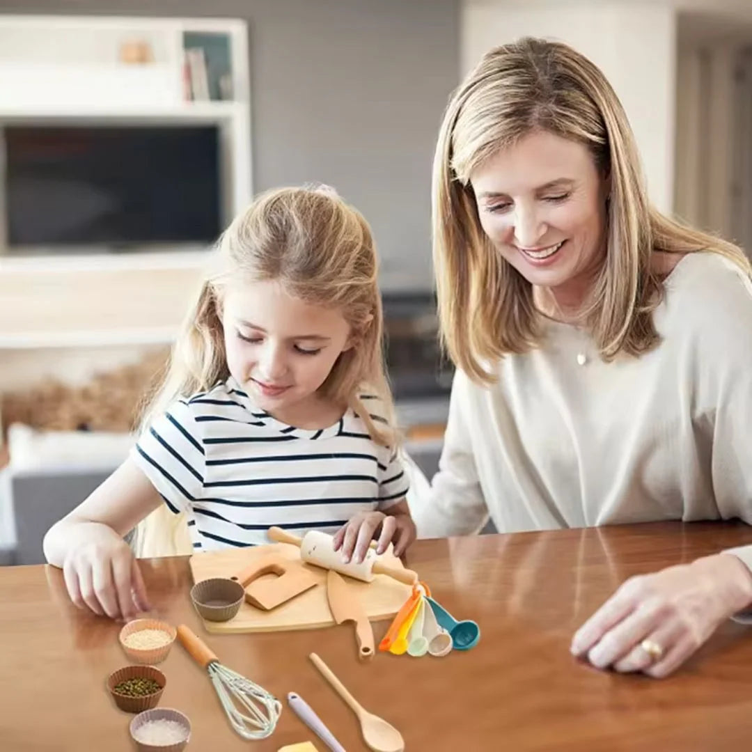 Montessori Holz Kochset