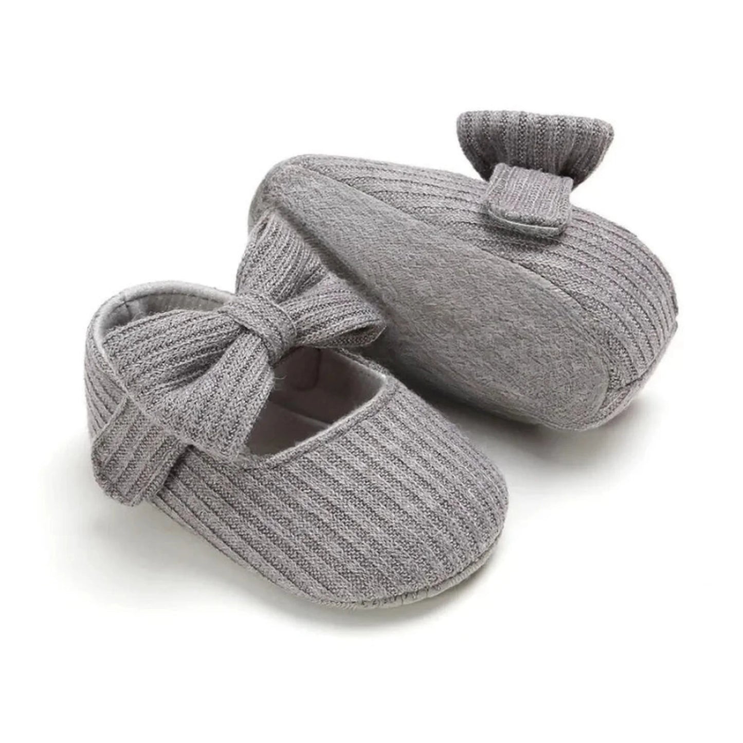 Baby Stoffschuhe mit Schleife
