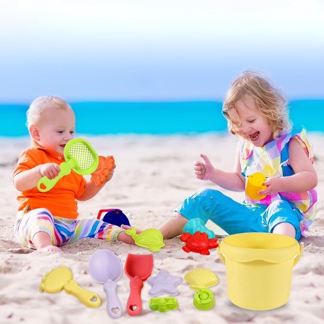 SandSpaß Deluxe - Sandspielset für kleine Baumeister
