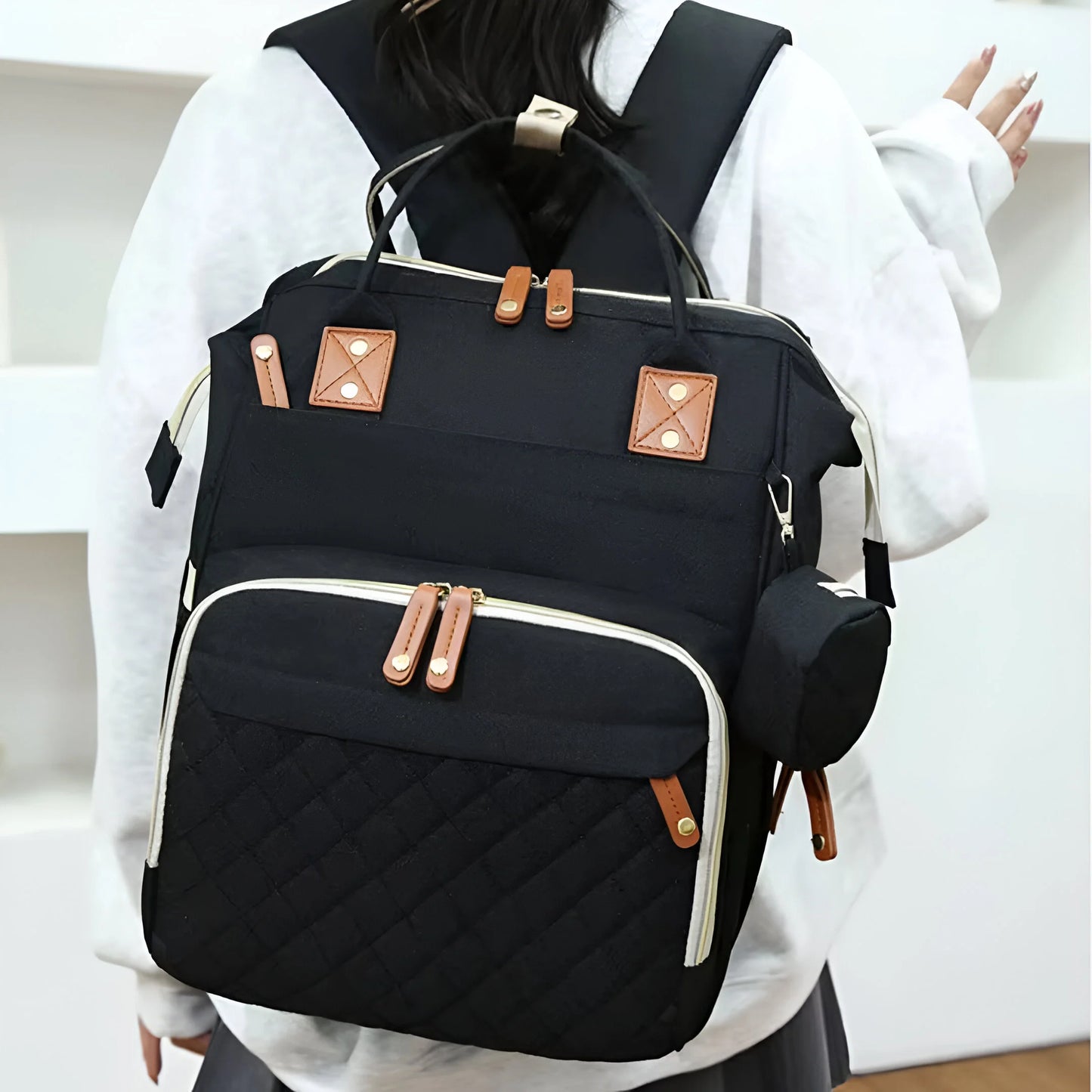 2-in-1 Baby Wickelrucksack