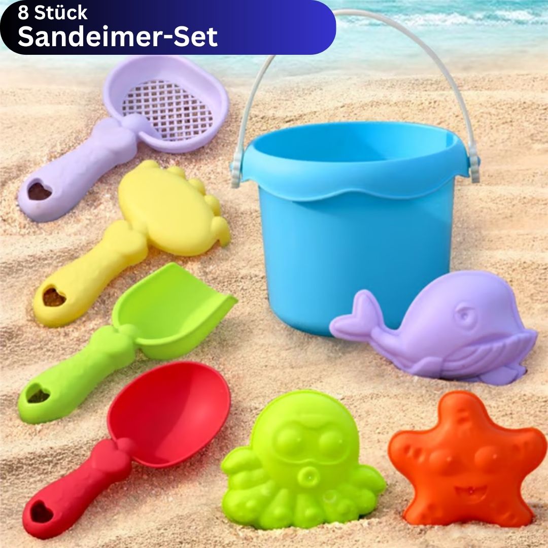 SandSpaß Deluxe - Sandspielset für kleine Baumeister