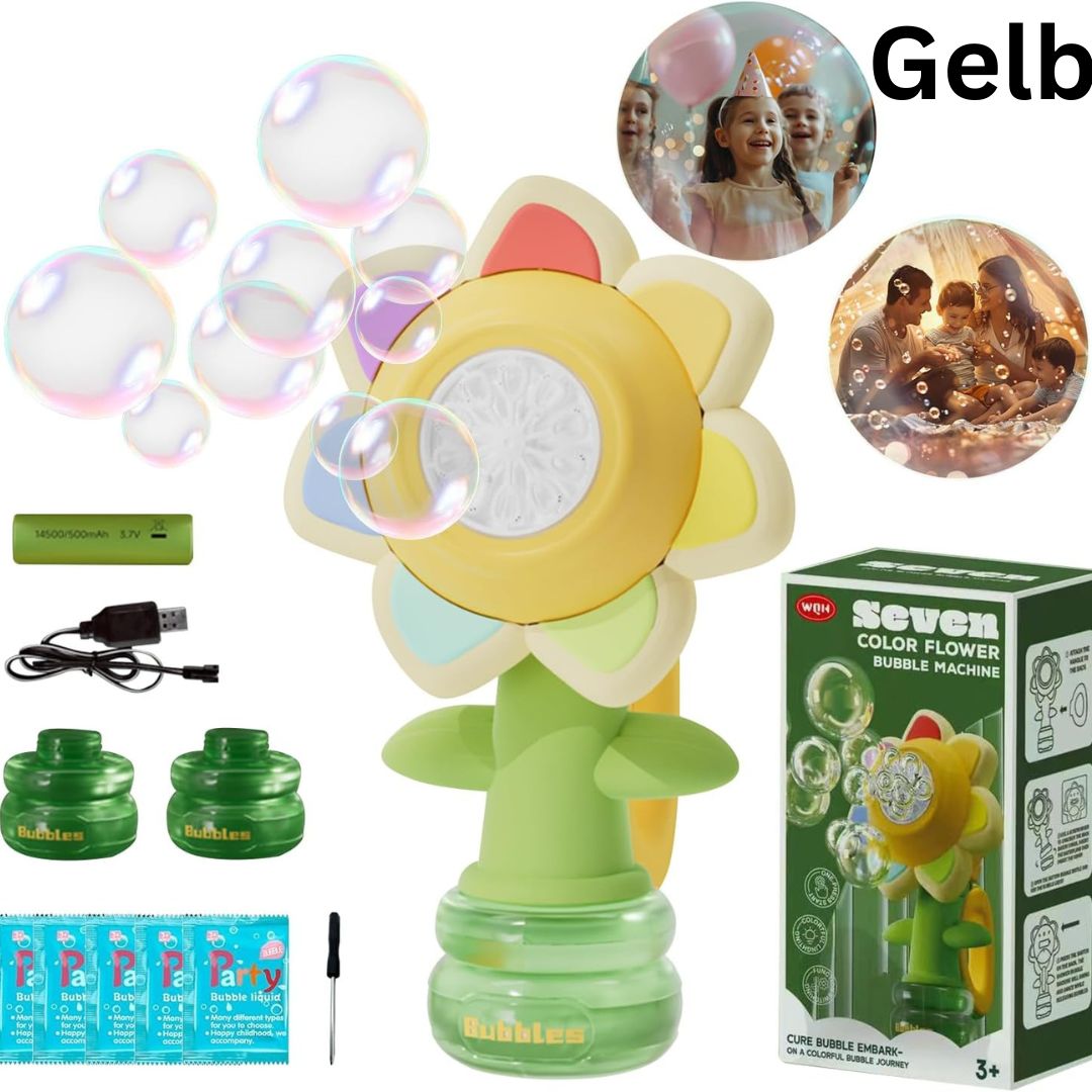 Magische Seifenblasen Blume