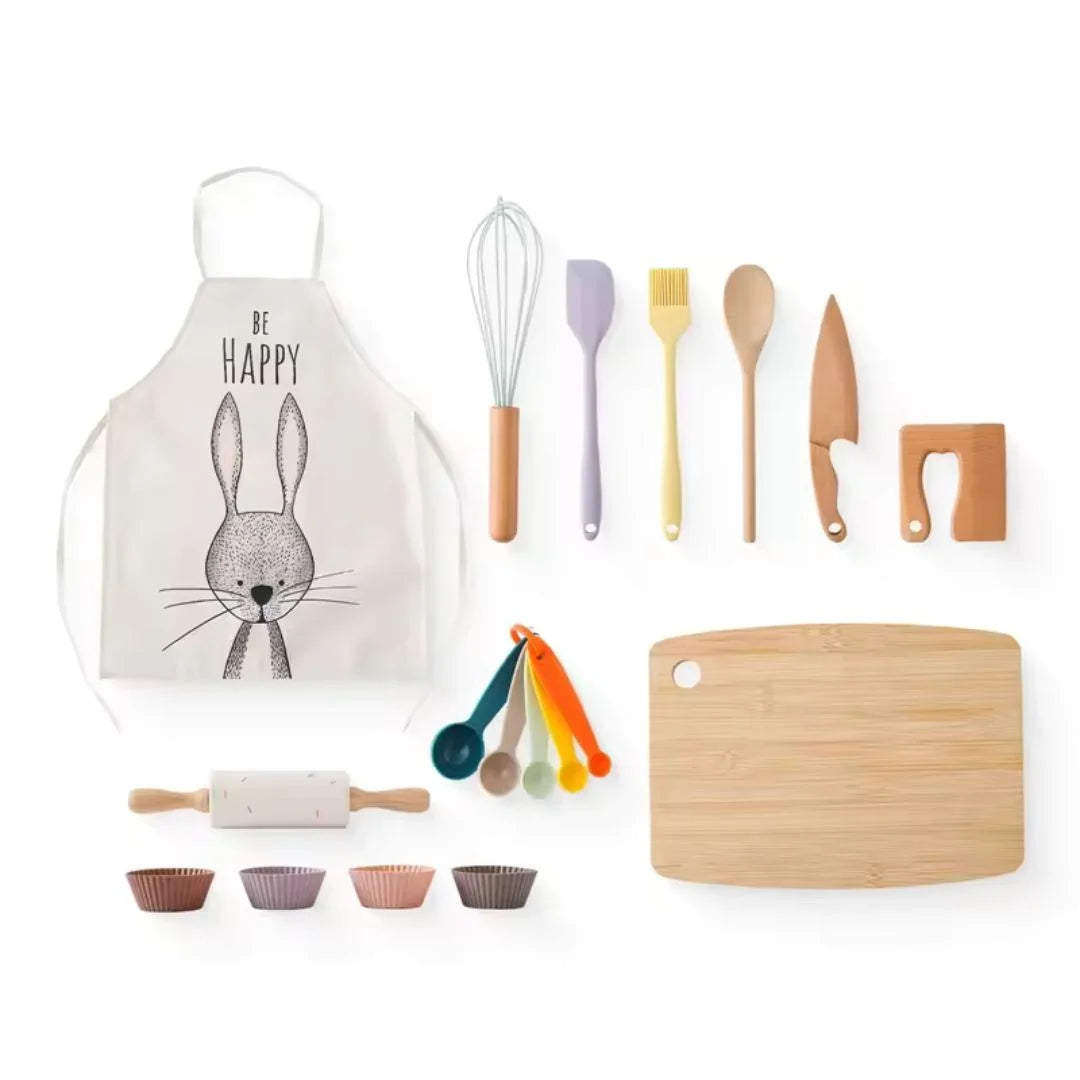 Montessori Holz Kochset