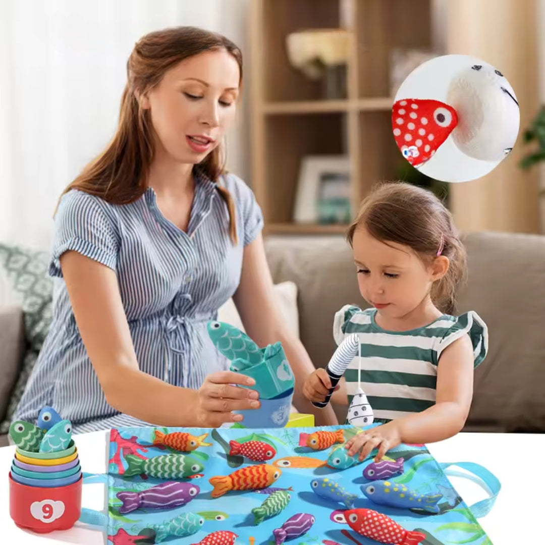 Montessori Angelspiel aus Plüsch