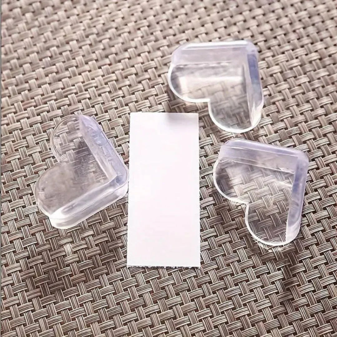 Transparenter Eckenschutz in Herzform