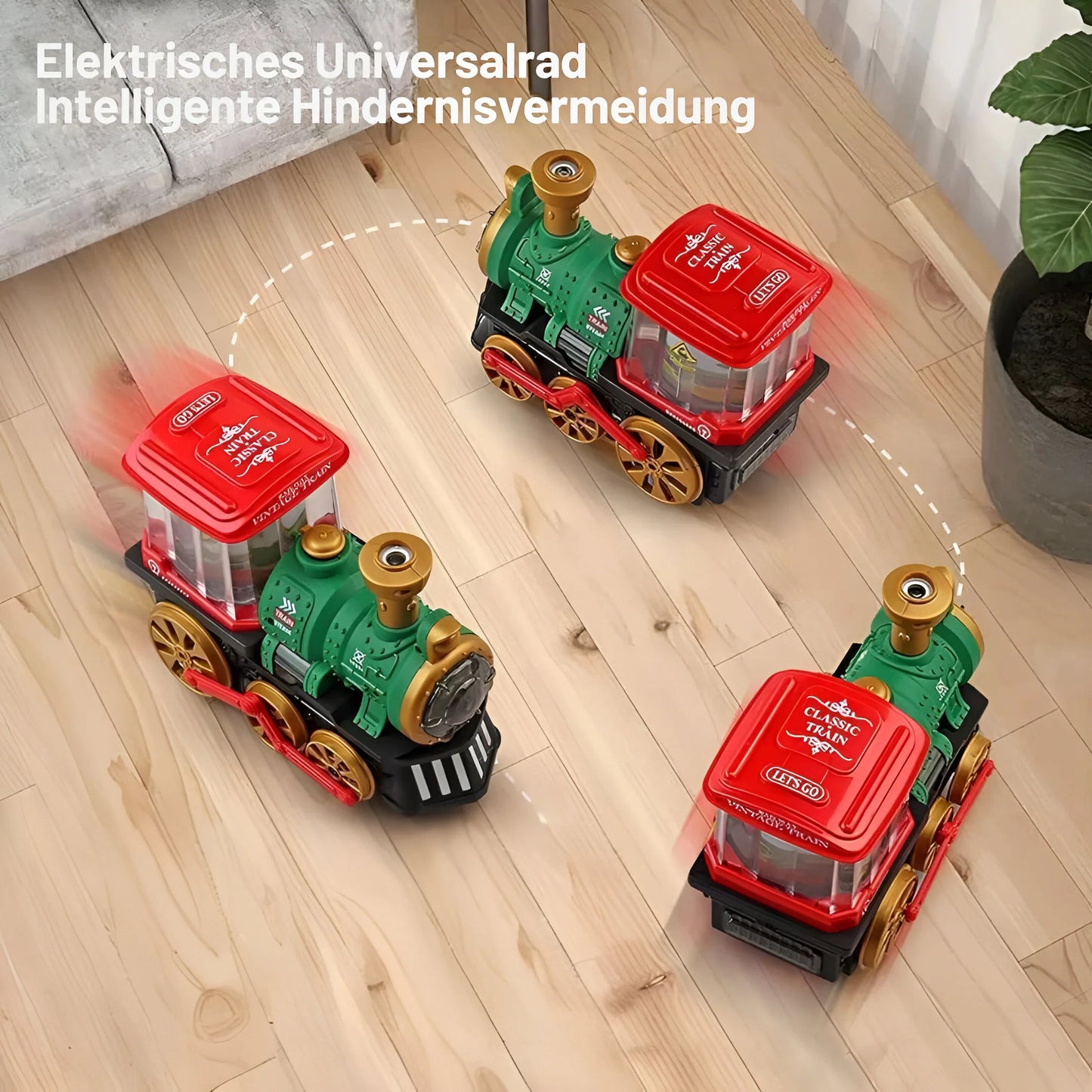 Dampflokomotive mit Echtem Dampf