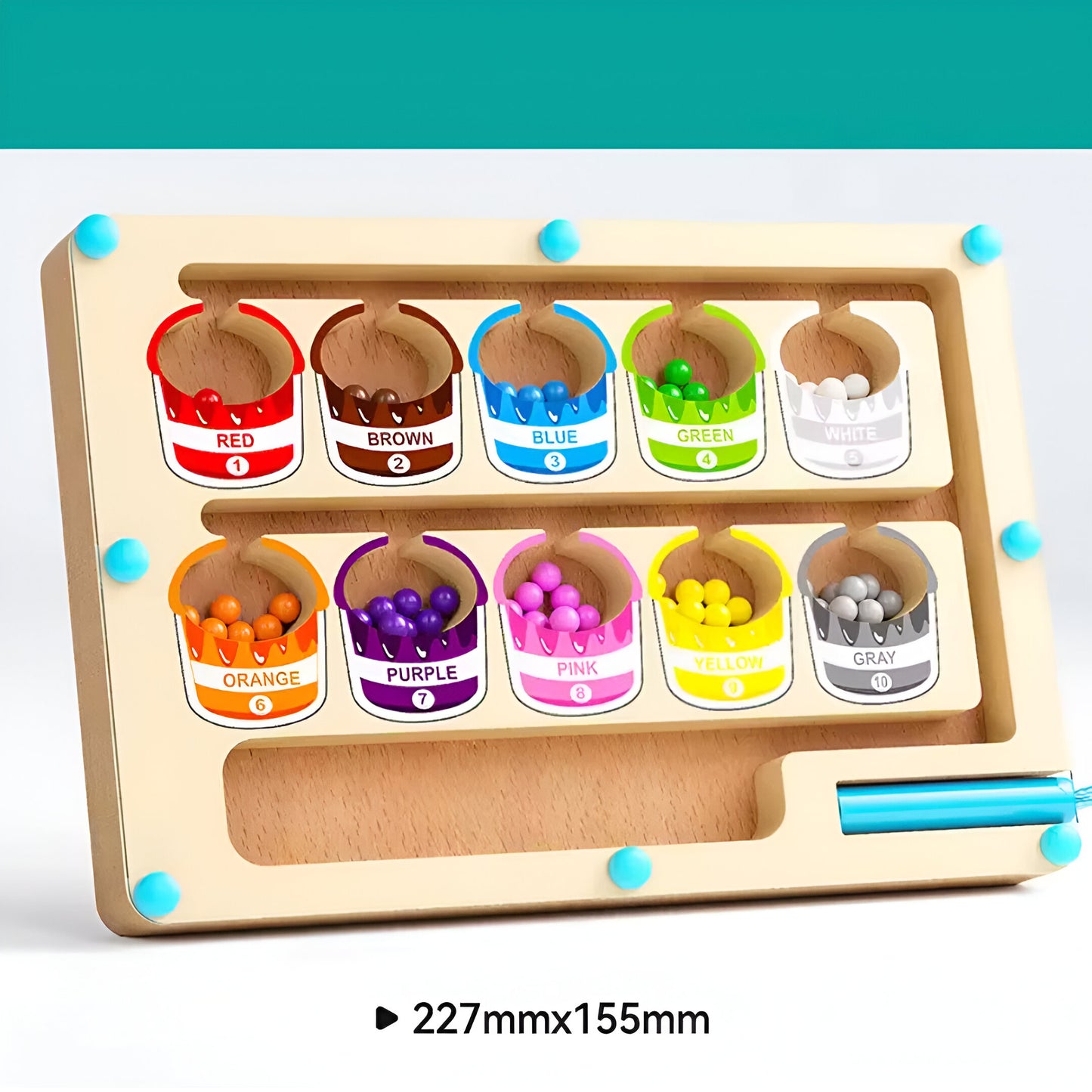 MagneticMaze – Labyrinth Farben Spiel