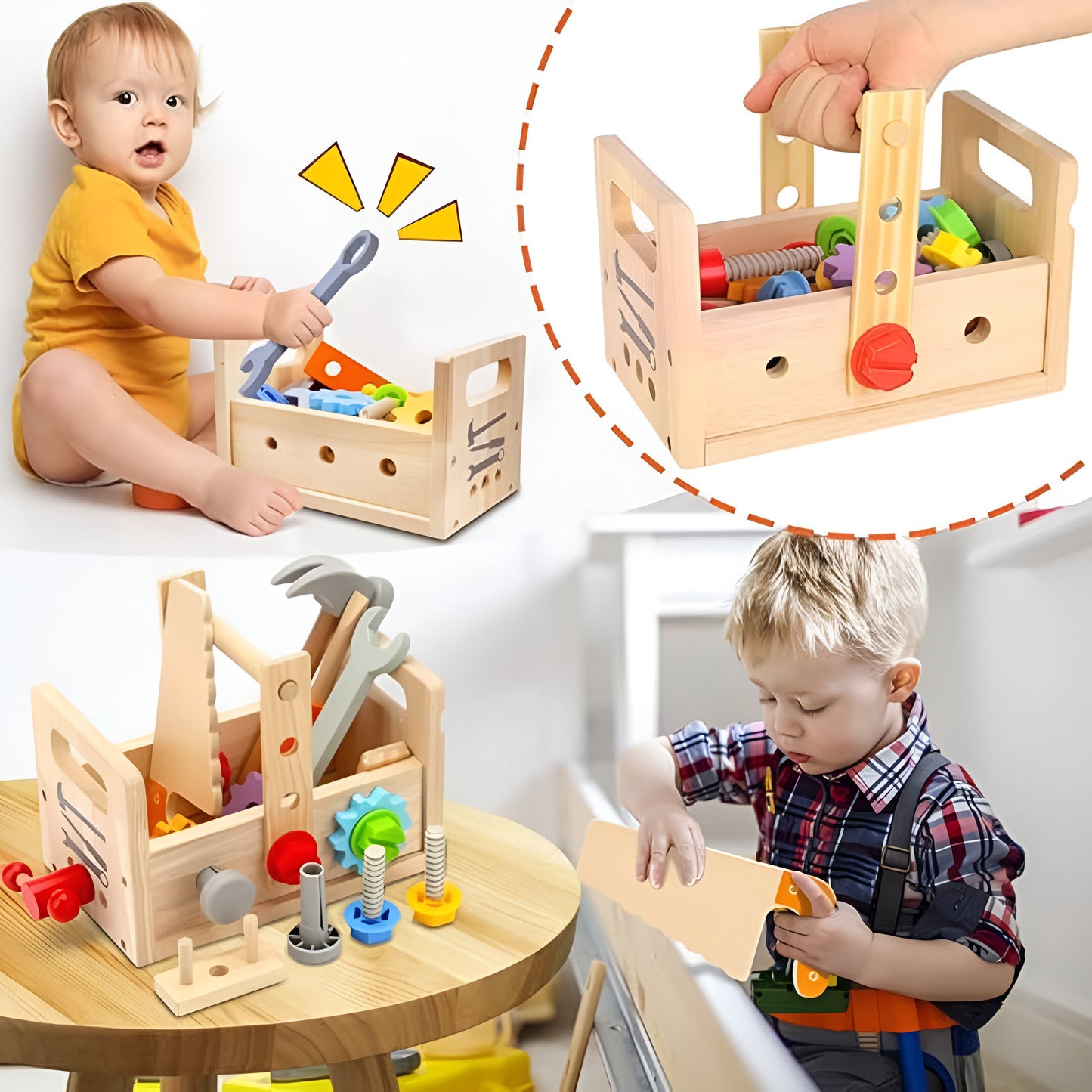 Tischler-Werkzeugset für kleine Baumeister
