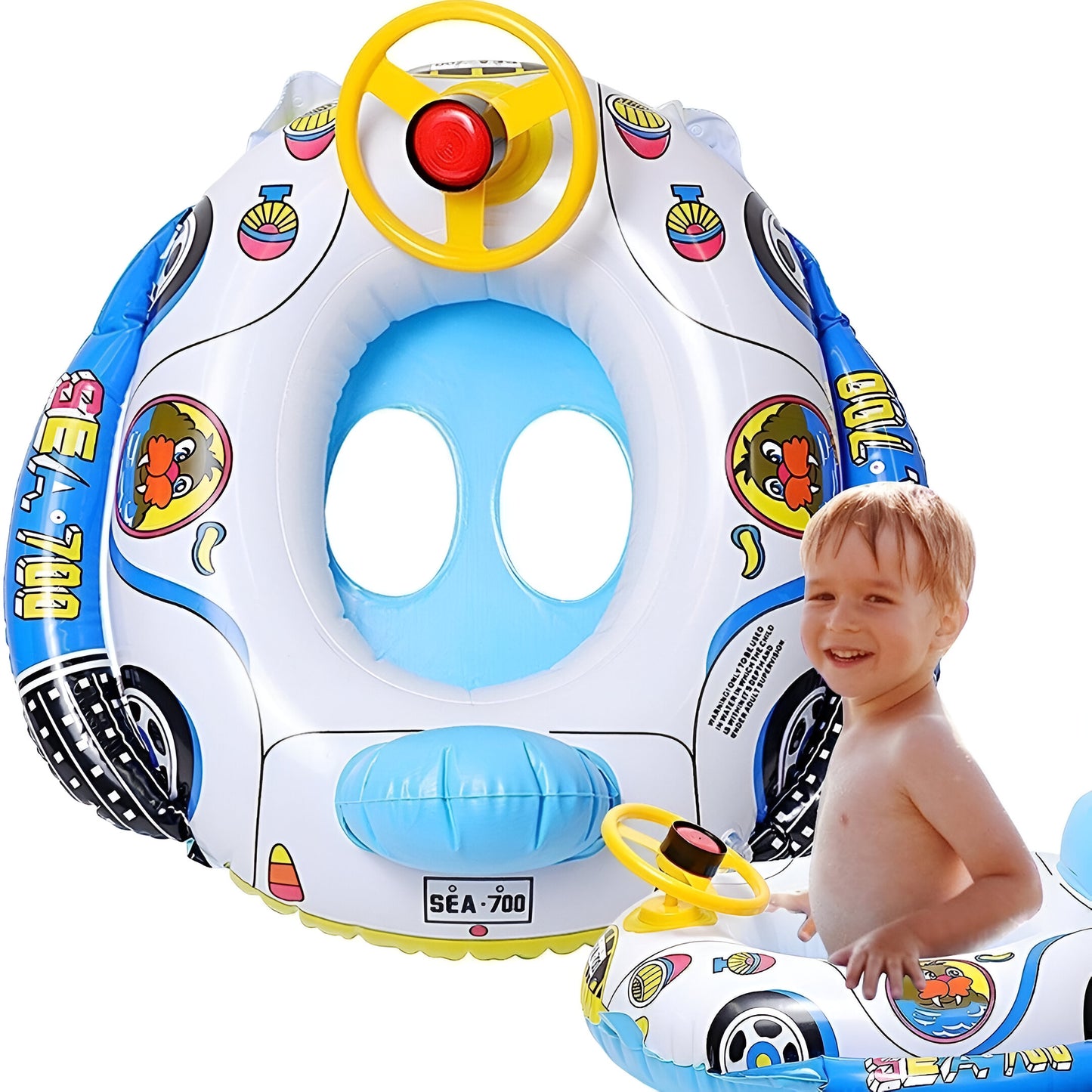 Baby Schwimmring mit Lenkrad