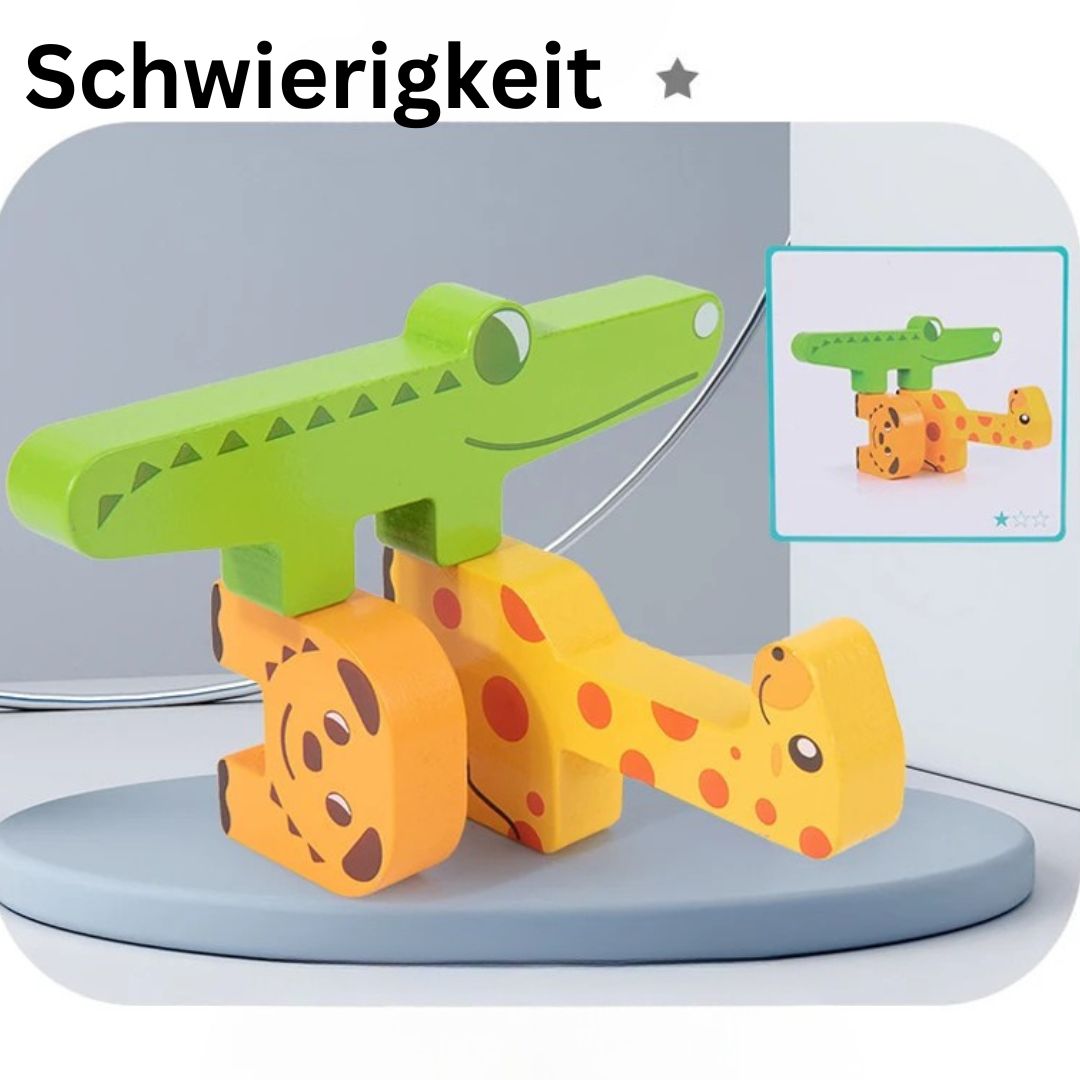 TierBalance – Stapelspiel mit wackeligen Tieren