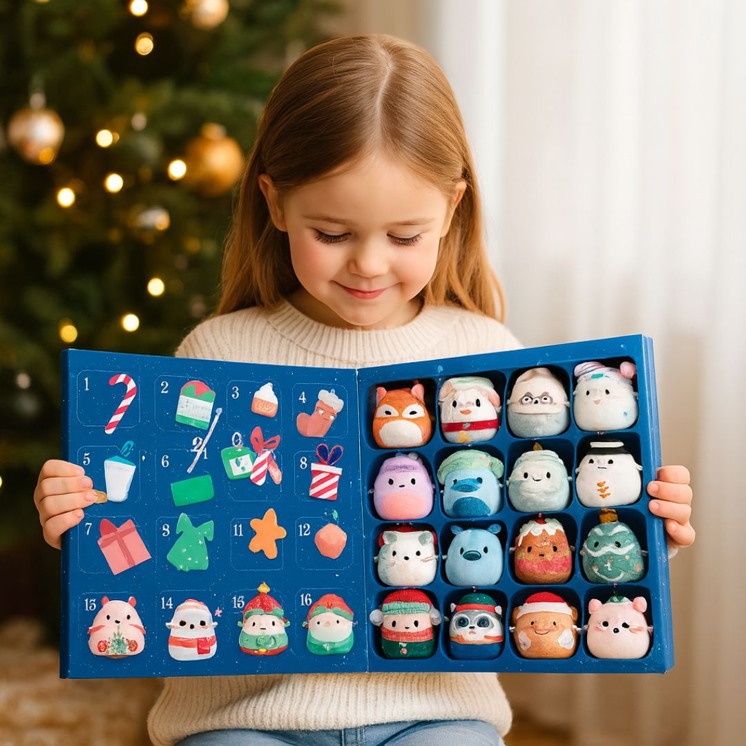 KuschelWunder – Adventskalender mit 24 süßen Plüschfiguren