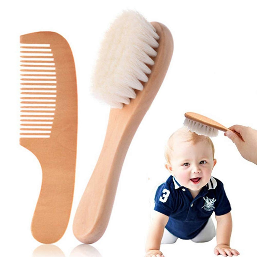 Baby Kamm und Bürsten Set aus Holz