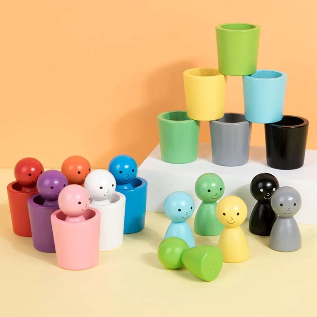 Montessori Holz Sortierspiel