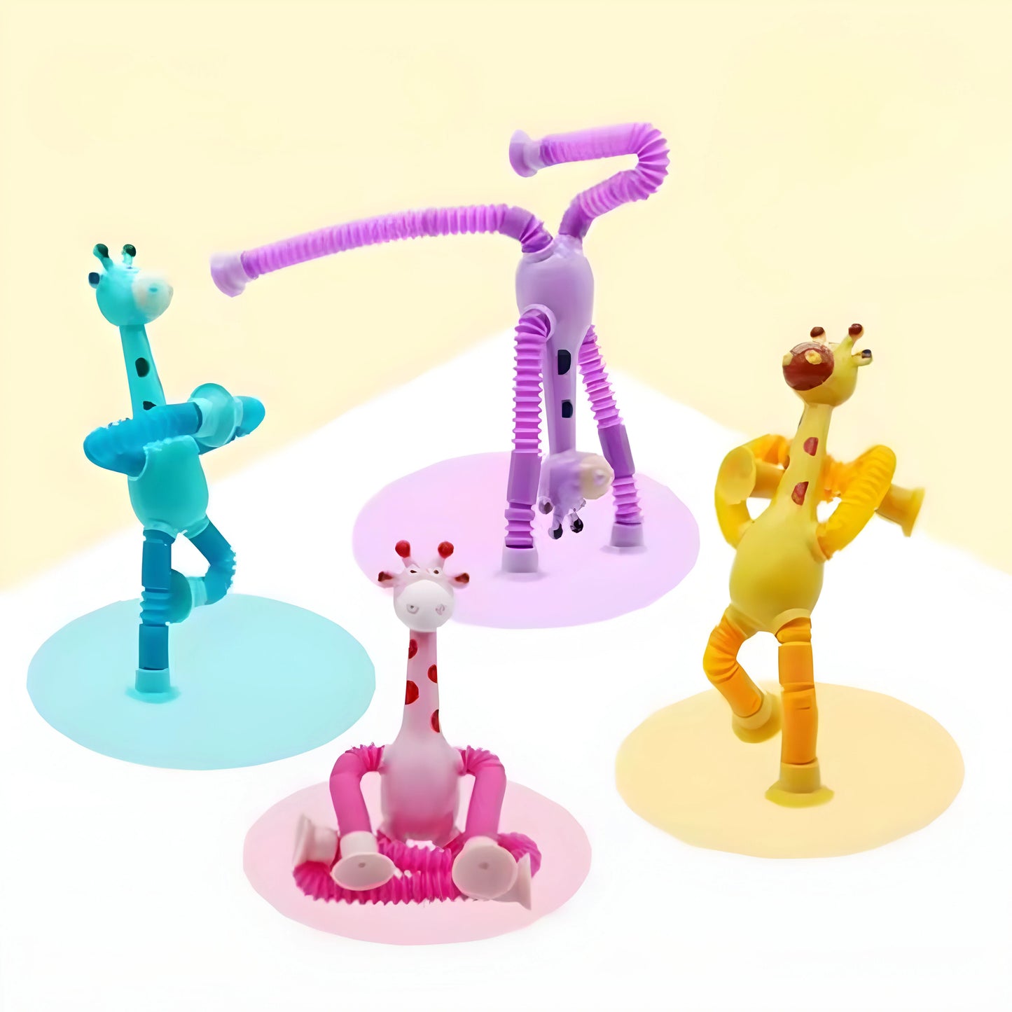 Giraffen Spielzeug mit Saugnäpfen