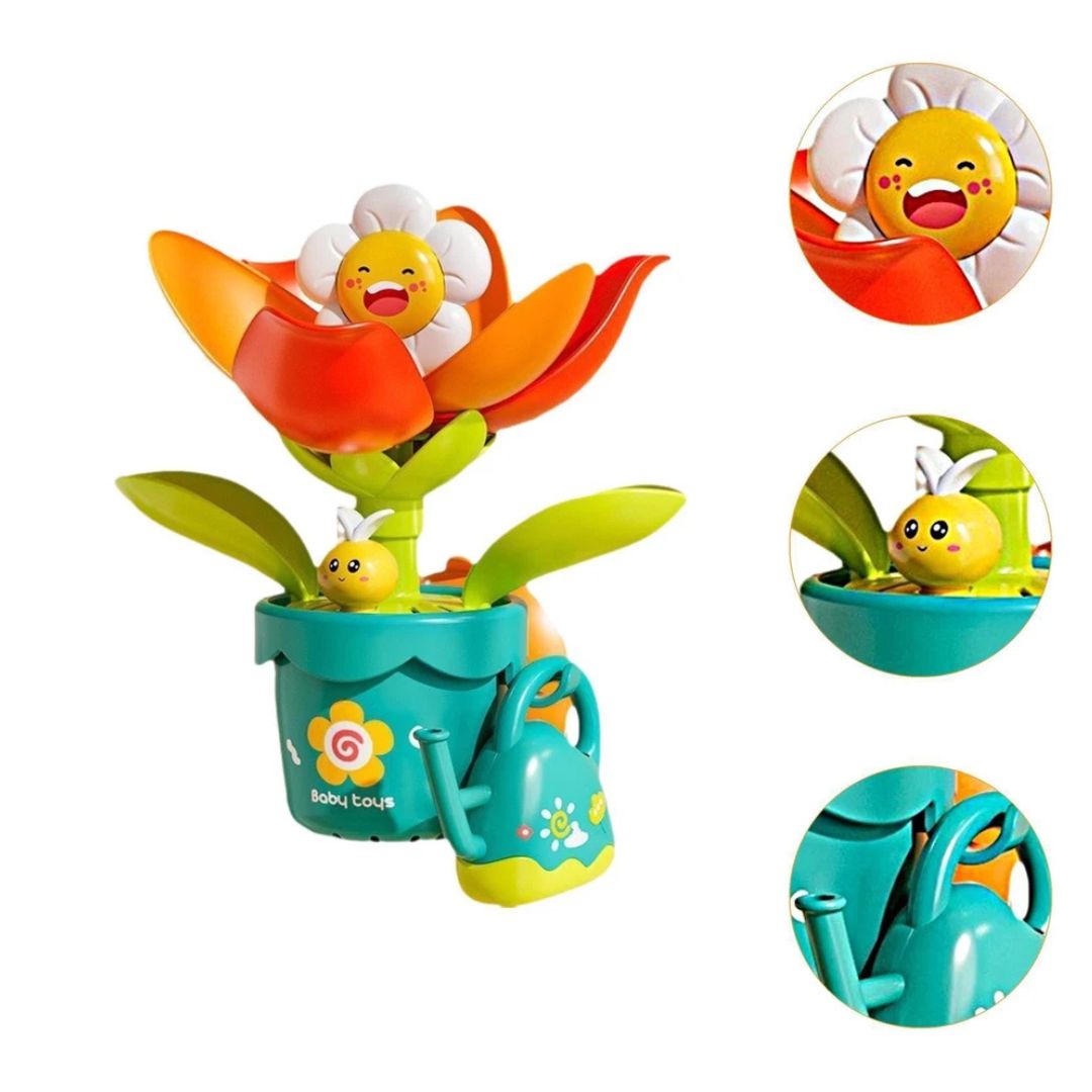 Blumen Badespielzeug mit Gießkanne