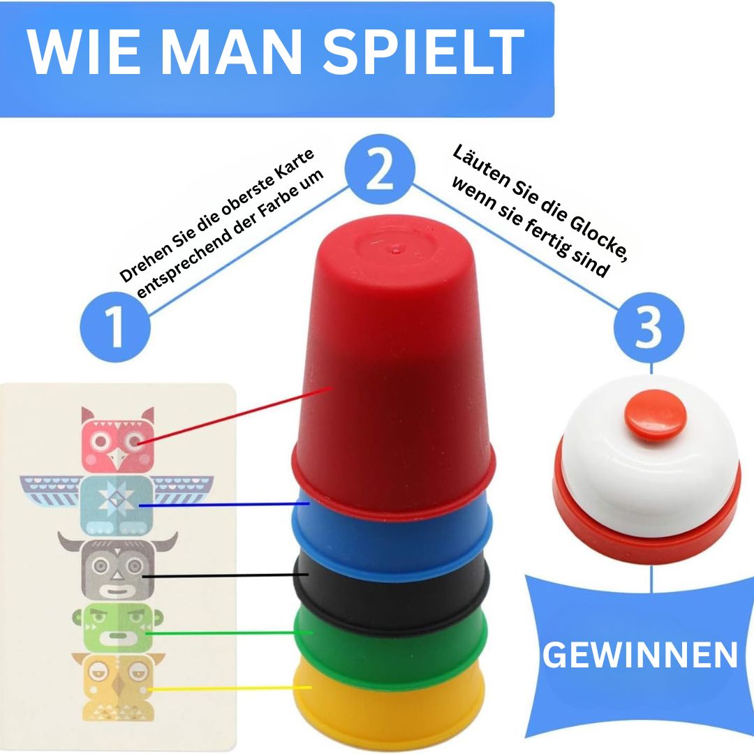 Stapel Reaktionsspiel