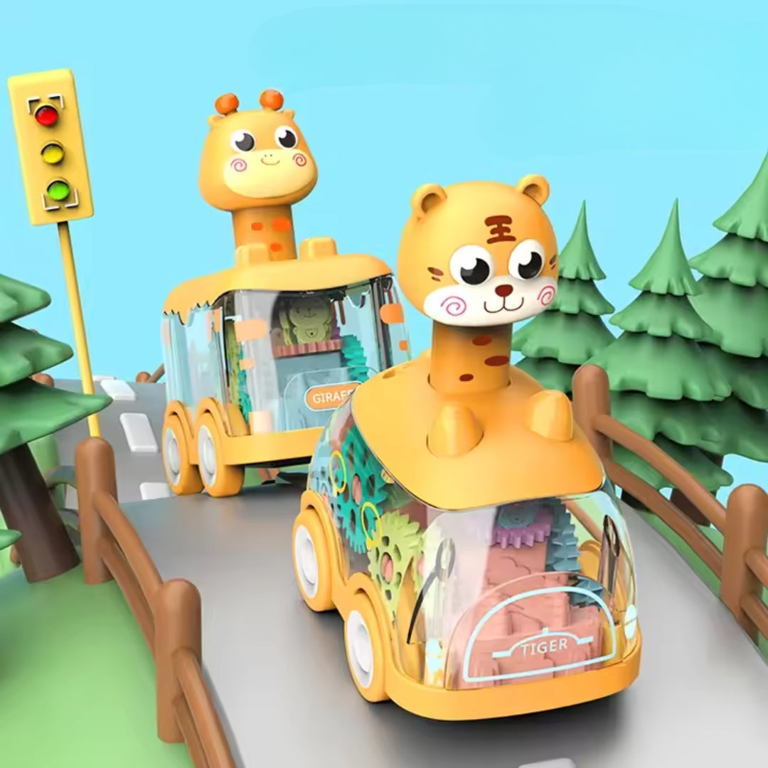 Transparentes Zahnrad Auto für Kinder