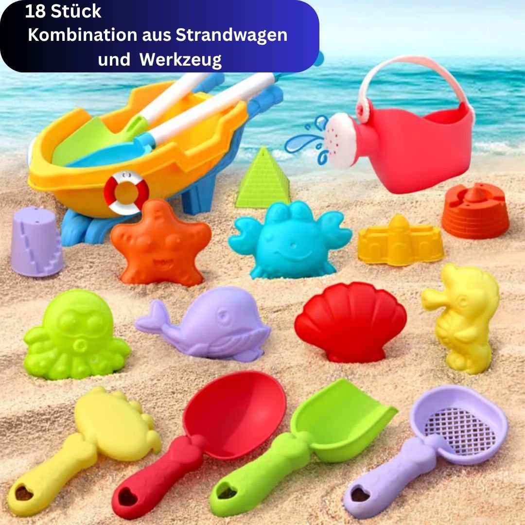 SandSpaß Deluxe - Sandspielset für kleine Baumeister