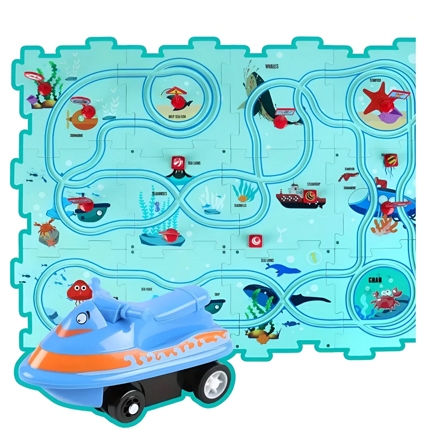 PuzzleRace - Rennbahn für Kinder