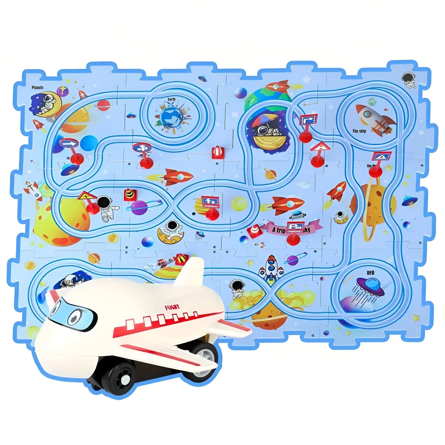 PuzzleRace - Rennbahn für Kinder
