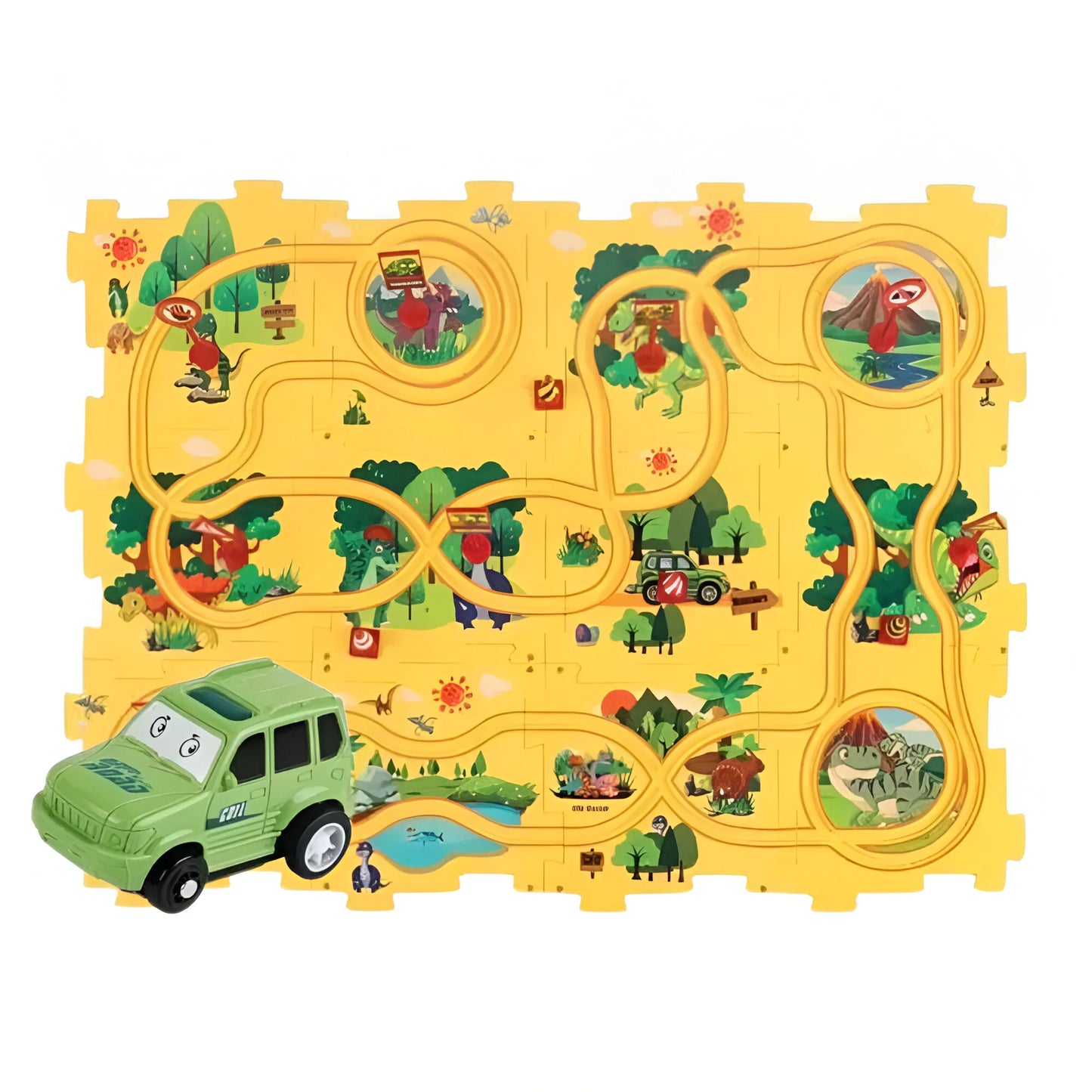 PuzzleRace - Rennbahn für Kinder