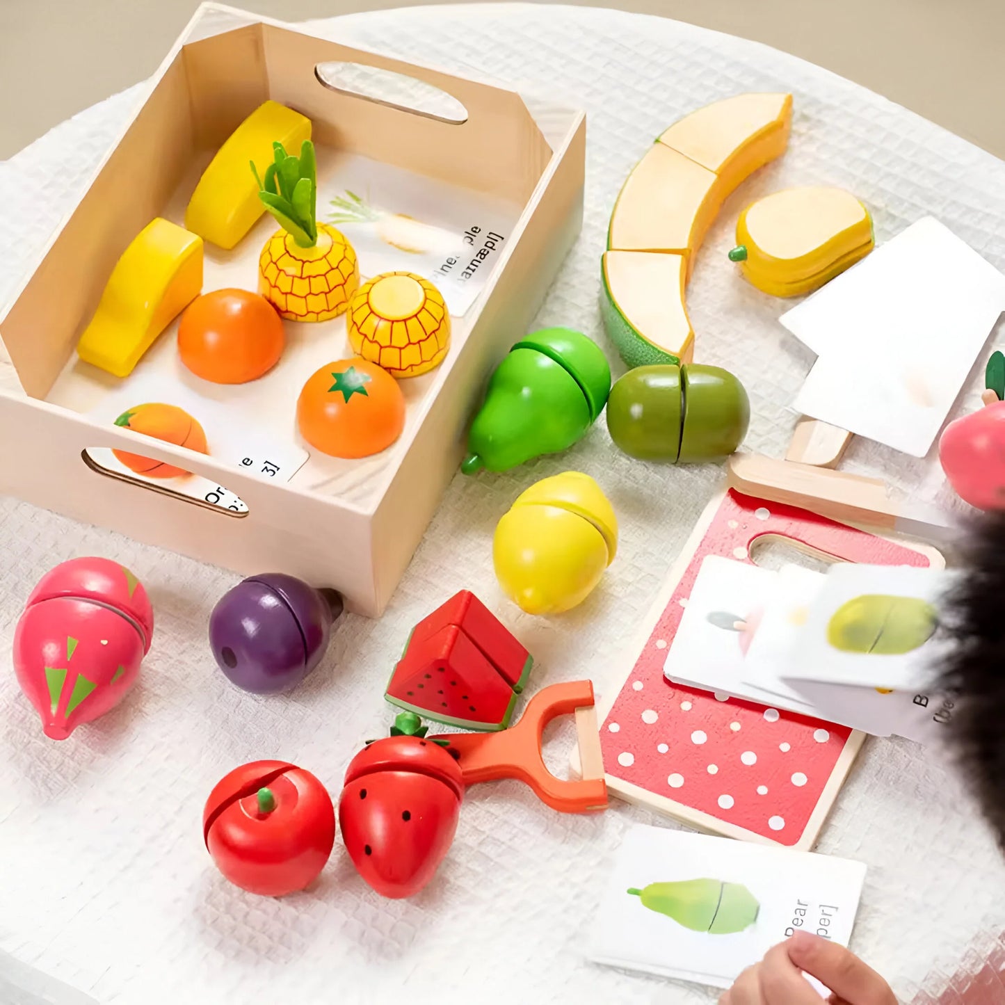Montessori Schneide Set aus Holz