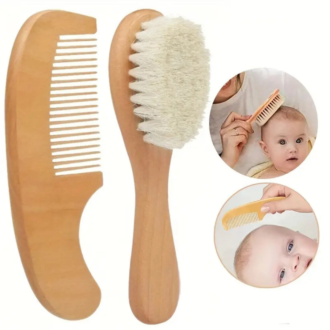 Baby Kamm und Bürsten Set aus Holz