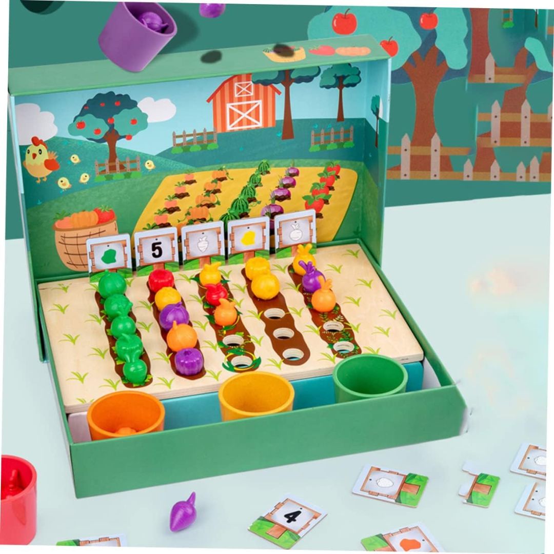 Montessori Farb-Sortier-Spiel