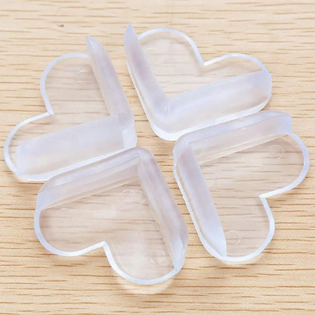 Transparenter Eckenschutz in Herzform