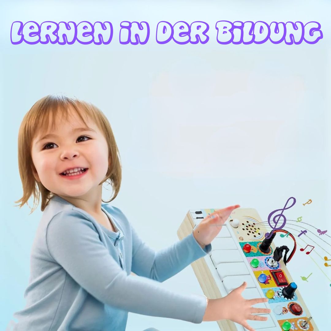 Montessori Lern Klavier aus Holz