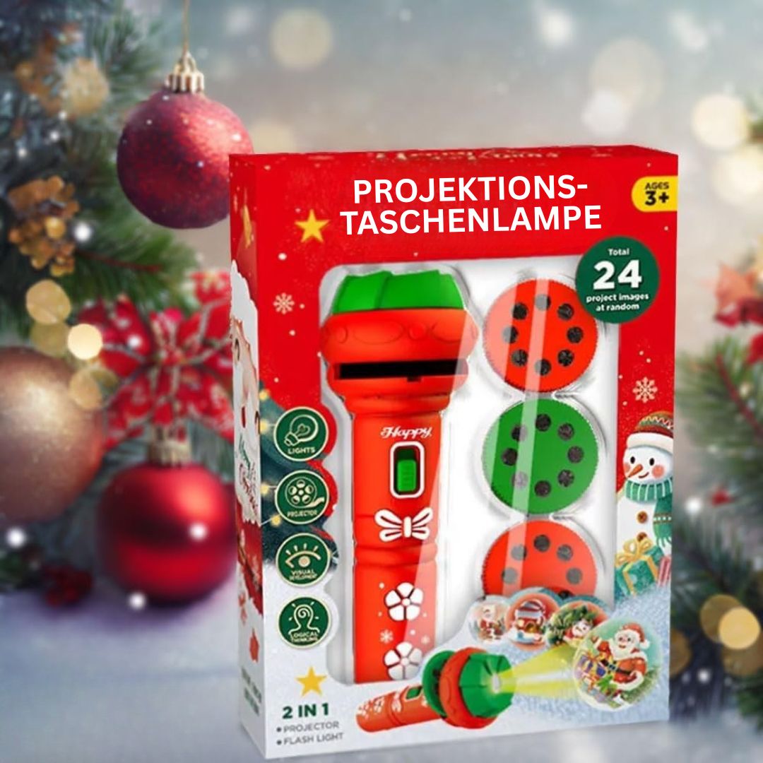 XmasLight – Projektions-Taschenlampe mit 24 Motiven
