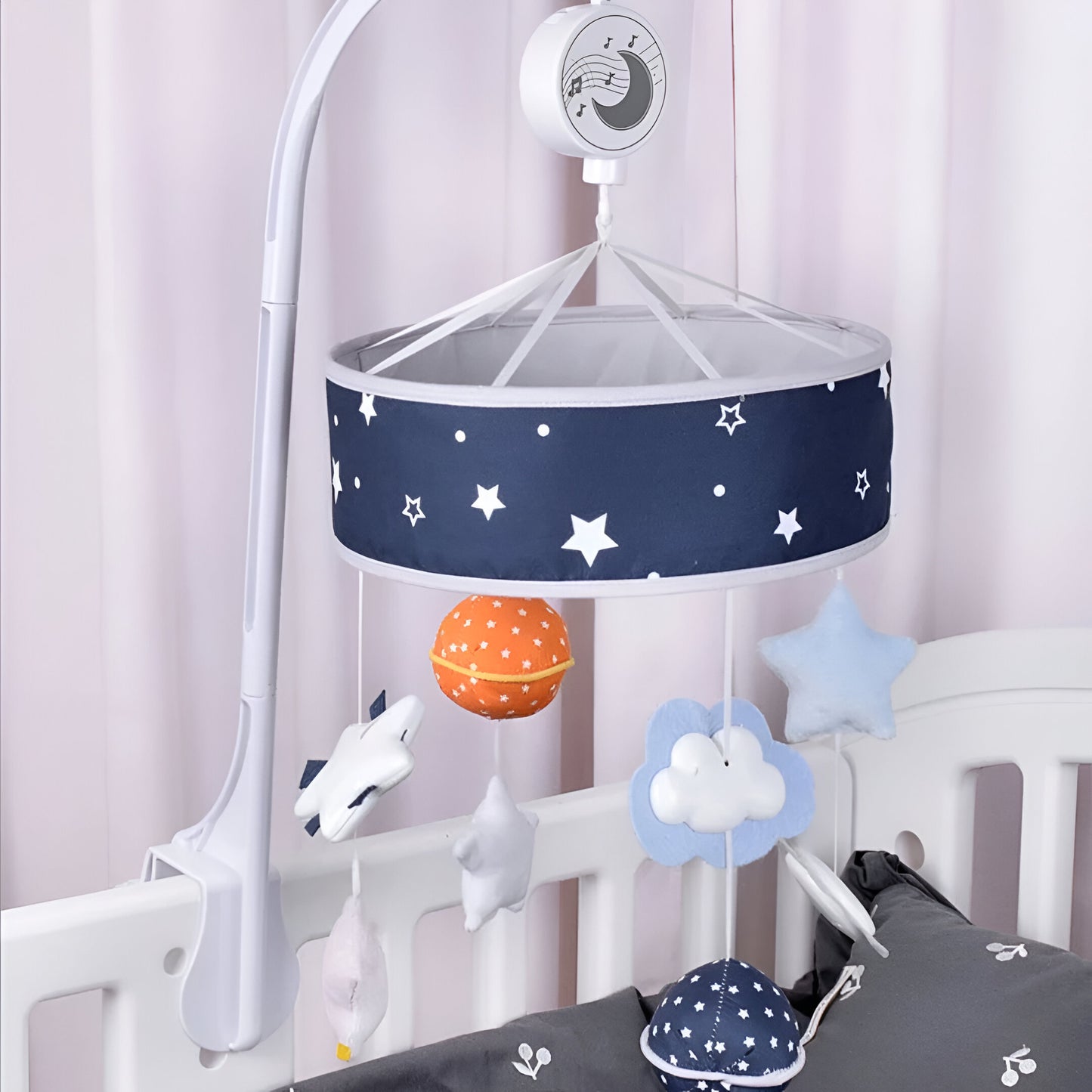 SternenKlang – Musik-Mobile mit Spieluhr fürs Babybett
