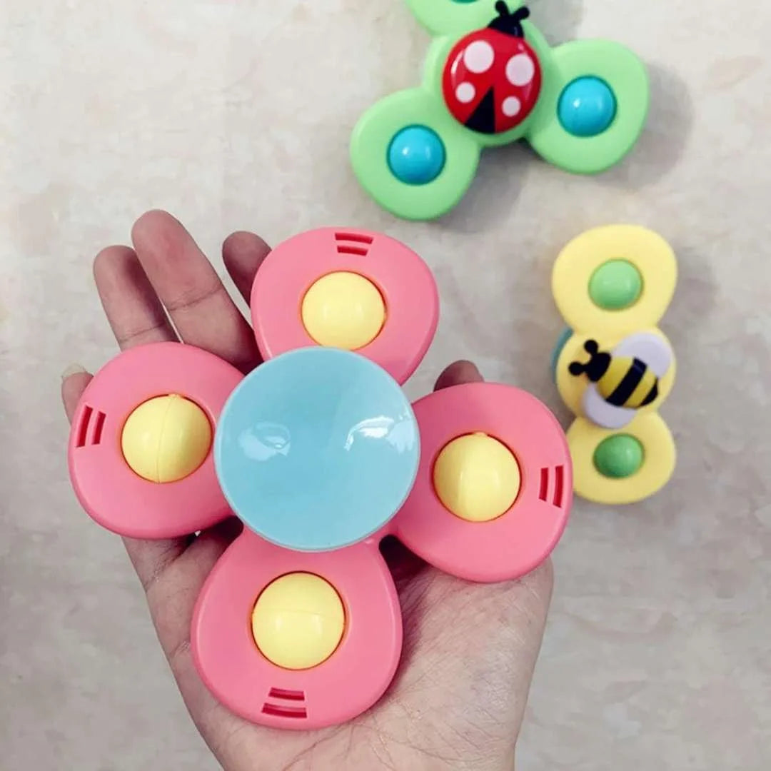 Saugnapf Spinner 3er Set