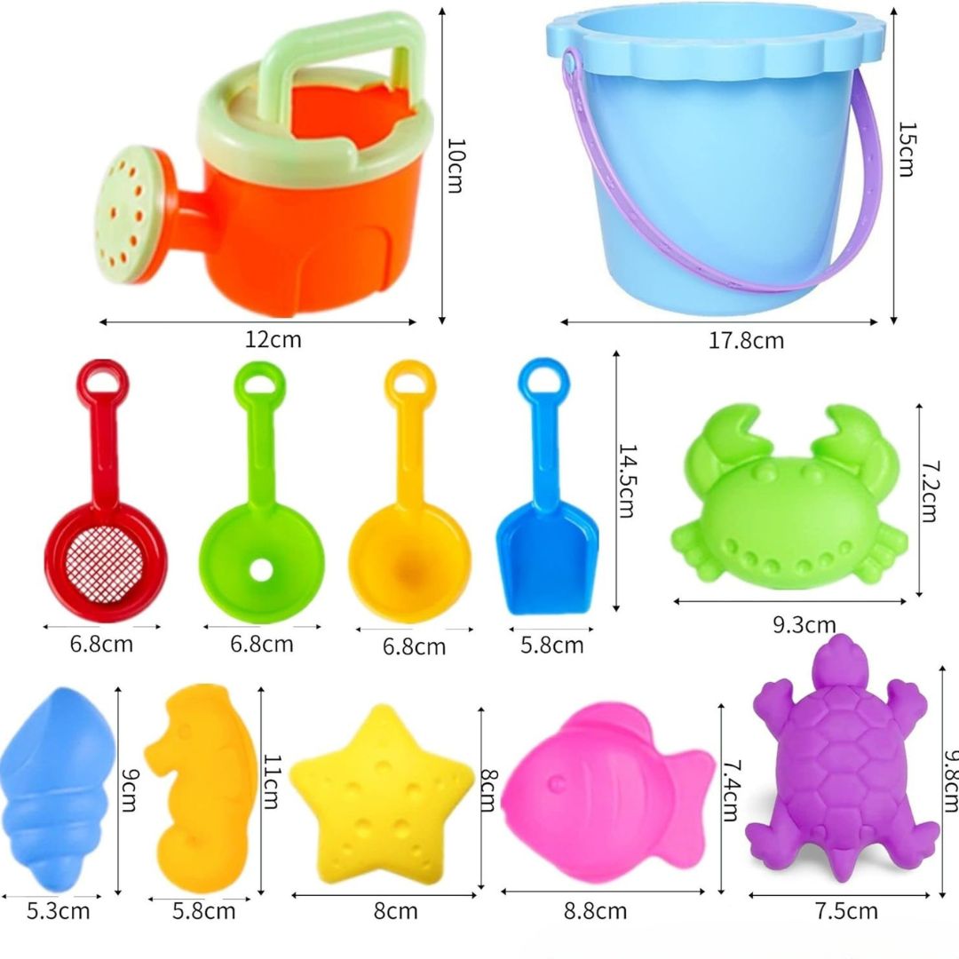 SandSpaß Deluxe - Sandspielset für kleine Baumeister