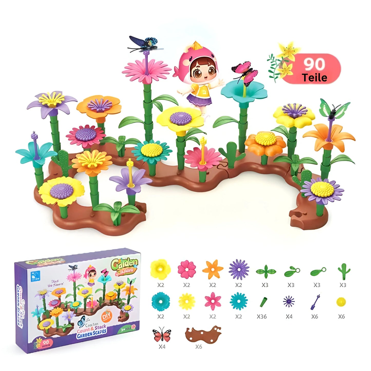 Montessori Blumen Spielwiese