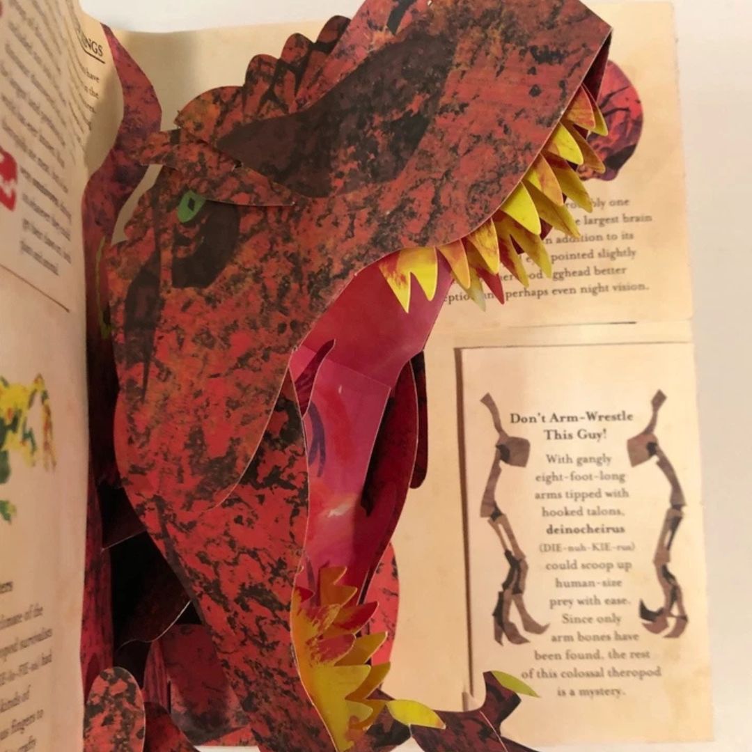 3D Dinosaurier Pop-Up Buch