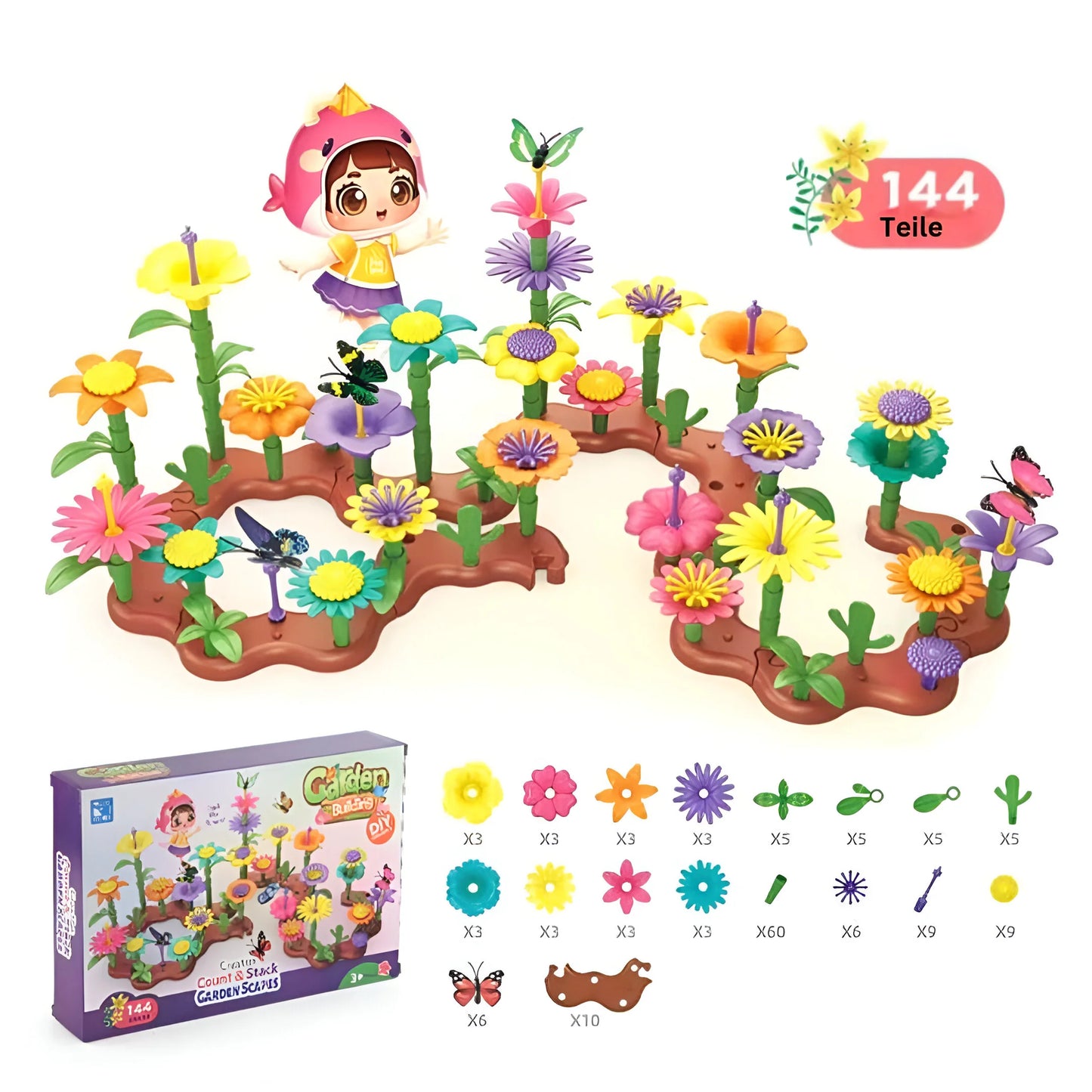 Montessori Blumen Spielwiese