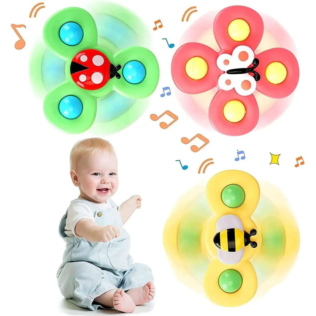 Saugnapf Spinner 3er Set