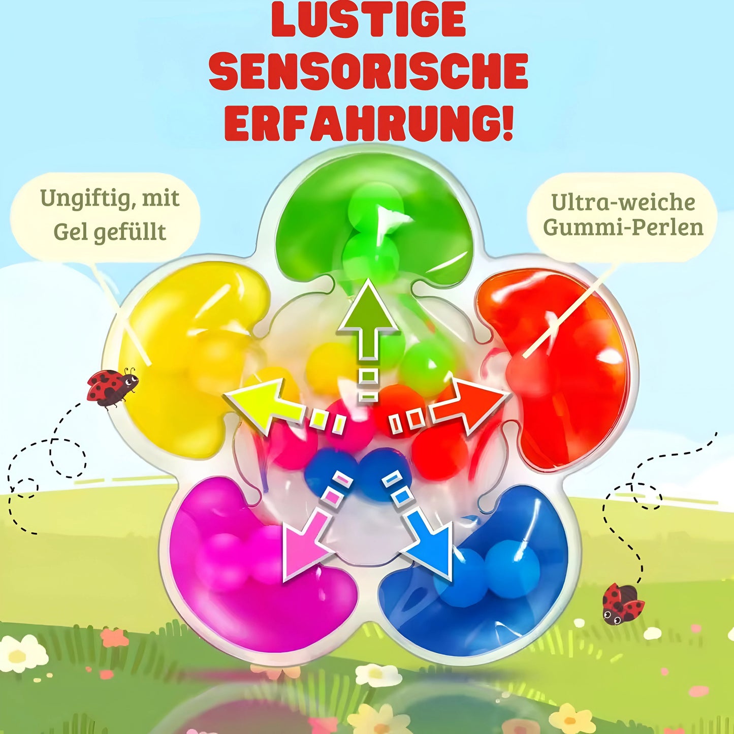 Sensorisches Farb Sortierspiel