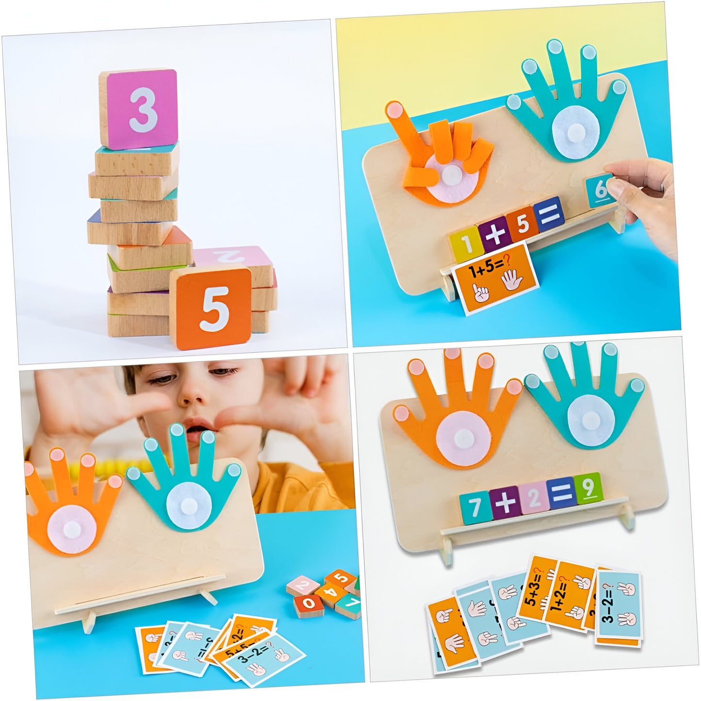 Montessori Finger Mathe Lernspiel
