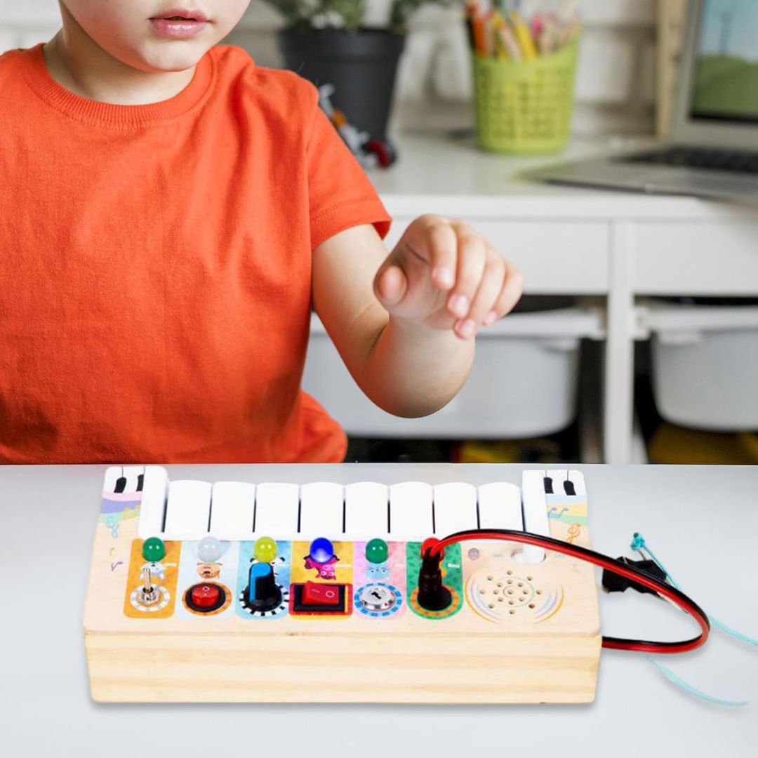 Montessori Lern Klavier aus Holz