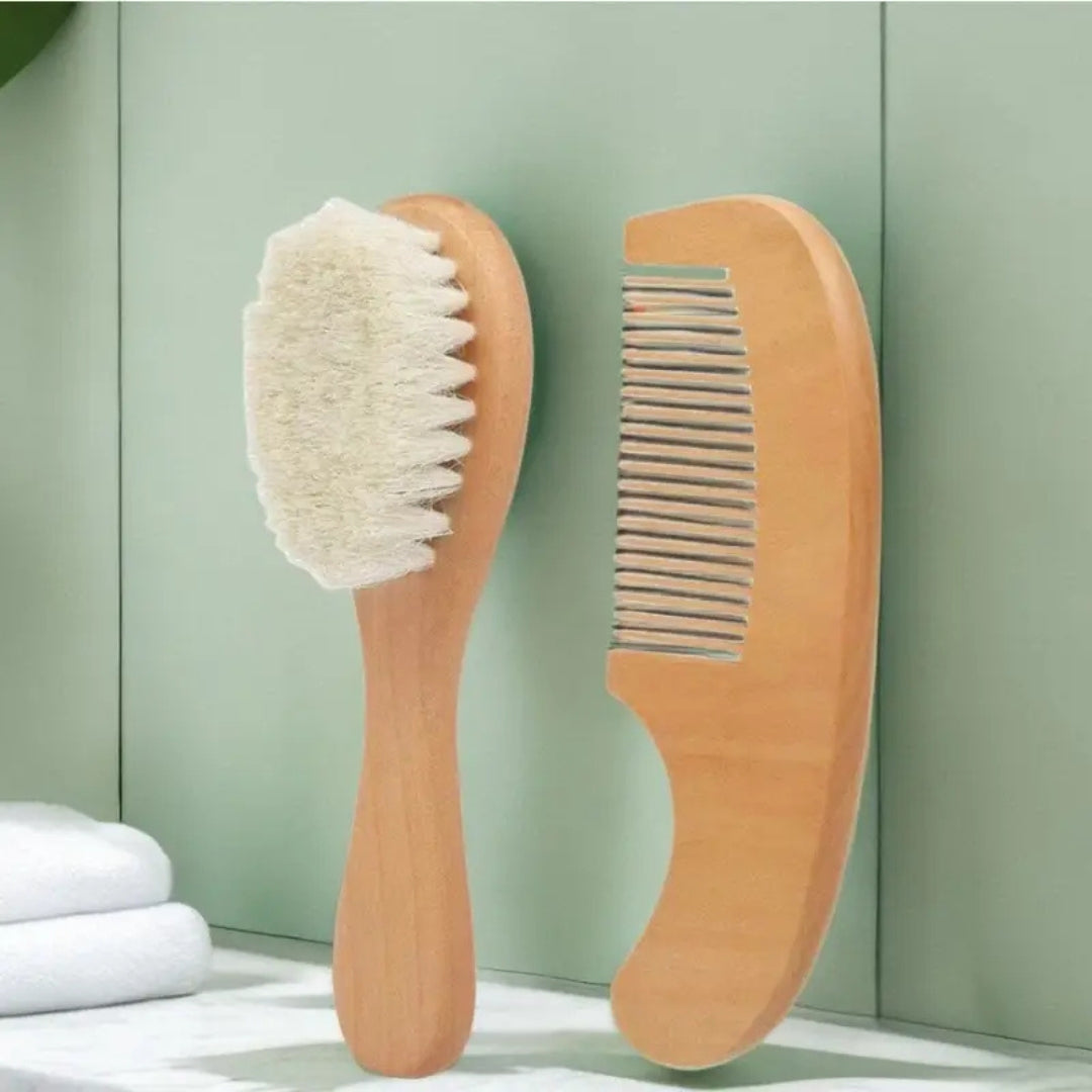 Baby Kamm und Bürsten Set aus Holz