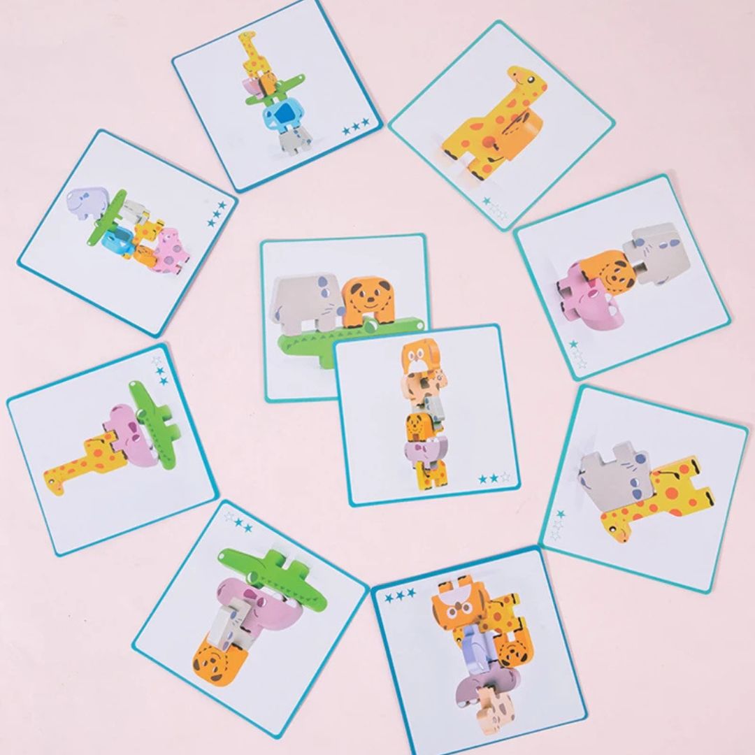 TierBalance – Stapelspiel mit wackeligen Tieren