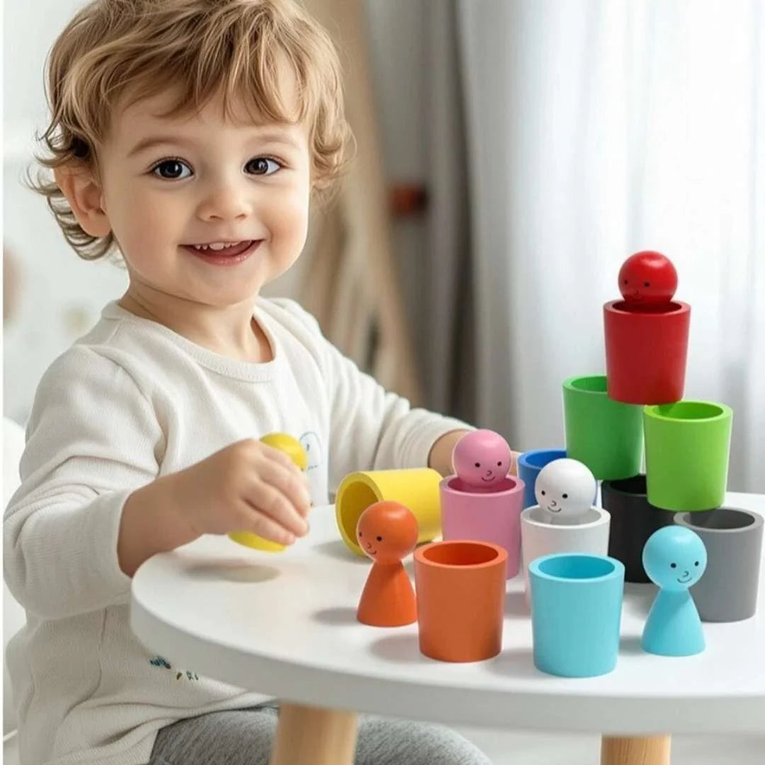 Montessori Holz Sortierspiel