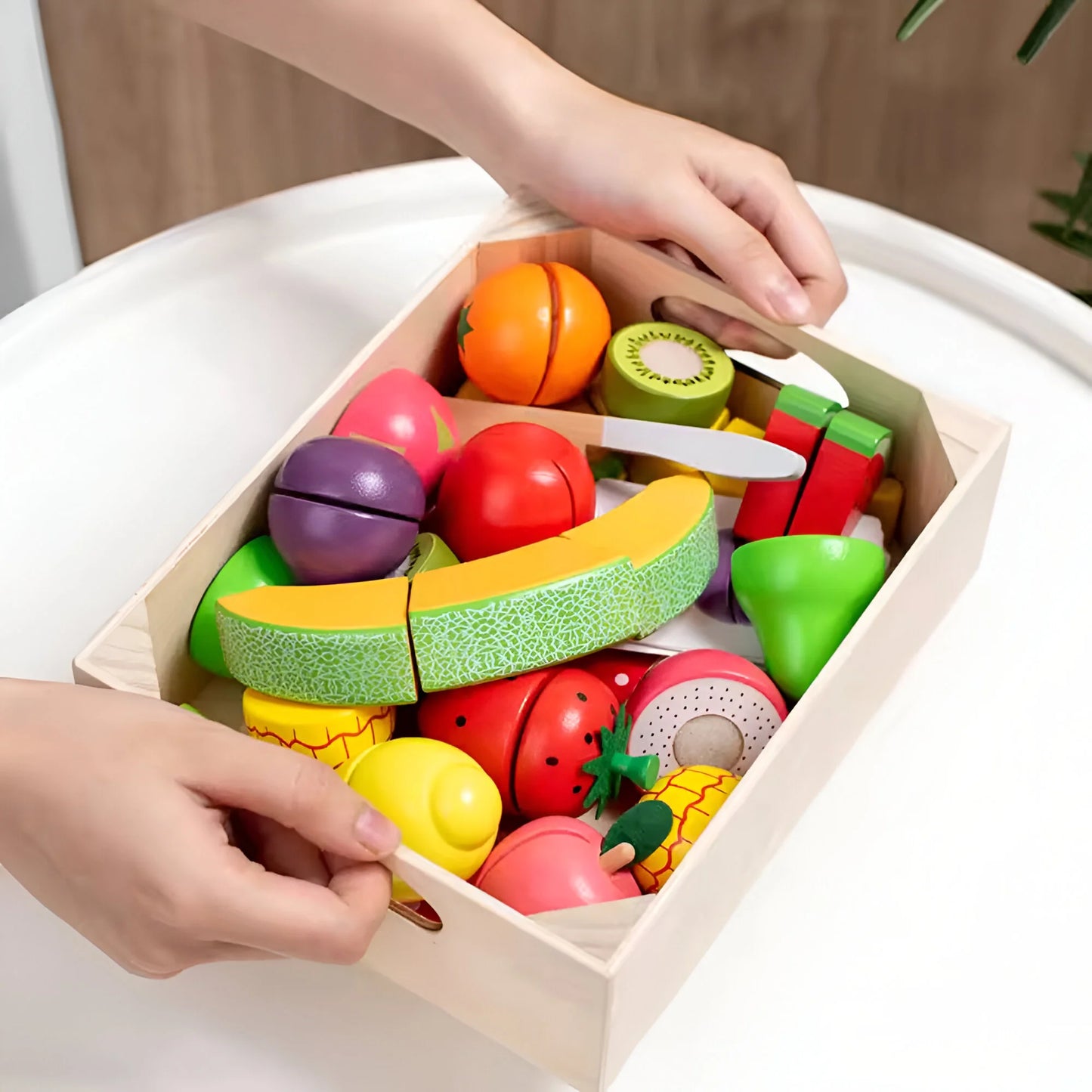 Slice & Learn - Montessori-Holzspielzeug