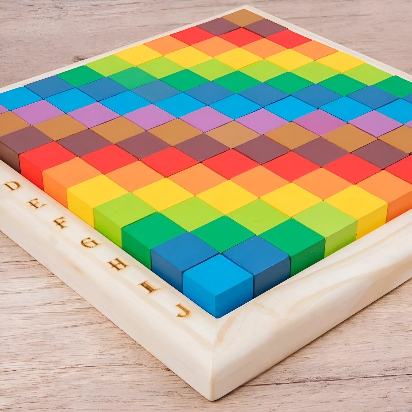 Montessori Holz Farben Spiel