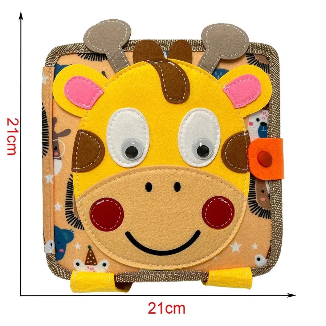Sensorisches Giraffen Lernbuch